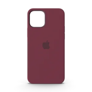 iPhone 12 硅胶保护壳（带 MagSafe Plum）