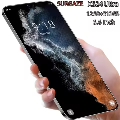 SURGAZE NEW XS24 Ultra智能手机6.6英寸智能4G 5G双卡双待安卓系统12GB+512GB全球版