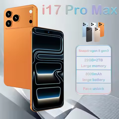 2026新款高品质i17 Promax Pro原装智能4G 5G双卡双待系统全球版8000mAh电池