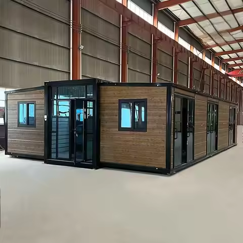 预制小屋 40 英尺集装箱房屋，带 3 卧室可扩展集装箱房屋，供家用