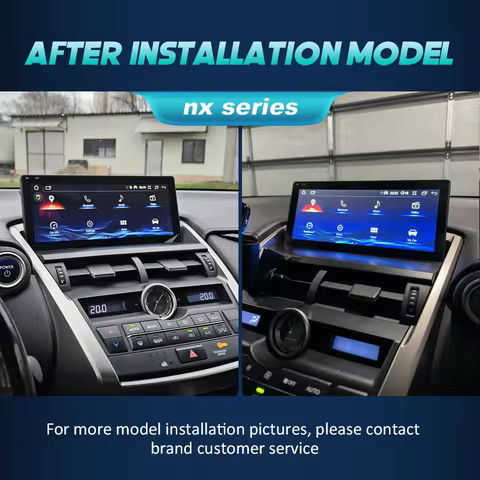 Nunoo Android 14 CarPlay 汽车收音机适用于雷克萨斯 NX NX200 NX200T NX300h 2014-2021 多媒体导航 GPS DSP 4G WiFi
