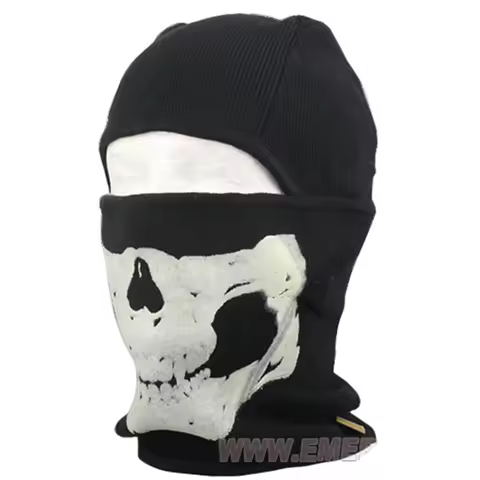 冬季 Polar Emersongear 狩猎保暖帽骷髅头罩帽子抓绒巴拉克拉瓦男式保暖帽无檐小便帽保暖头套气枪运动