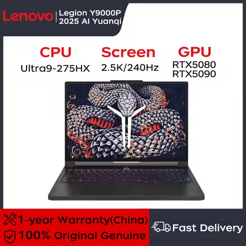联想游戏笔记本电脑LEGION Y9000P 2025至尊版AI元气16英寸240Hz Ultra9-275HX 32GB+1TB RTX5080游戏笔记本电脑